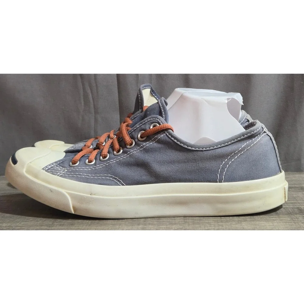 Converse Jack Purcell Canvas Lace Up Sneakers Womens 9.5 Mens 8 Blue